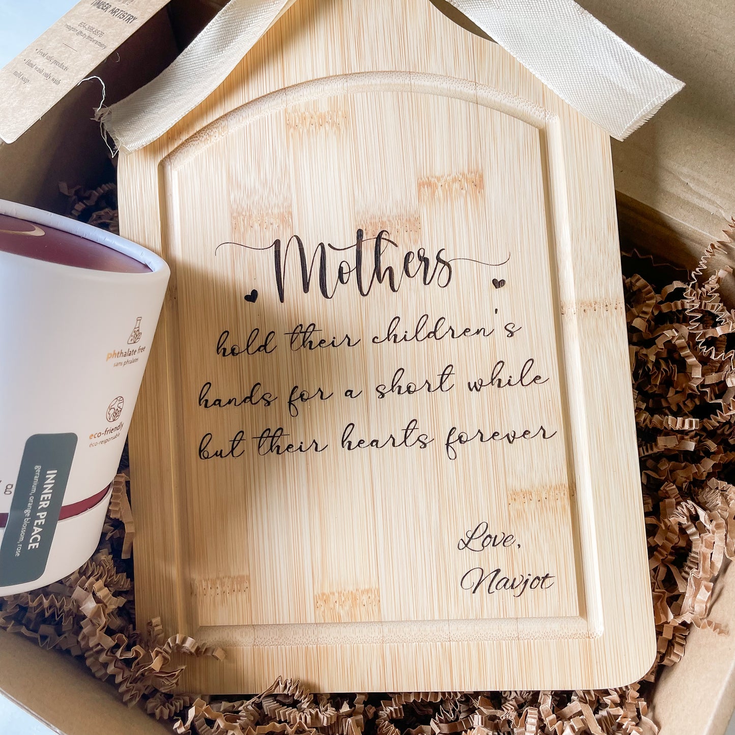 Mother's Day Personalized Custom Board x Roshni Candle