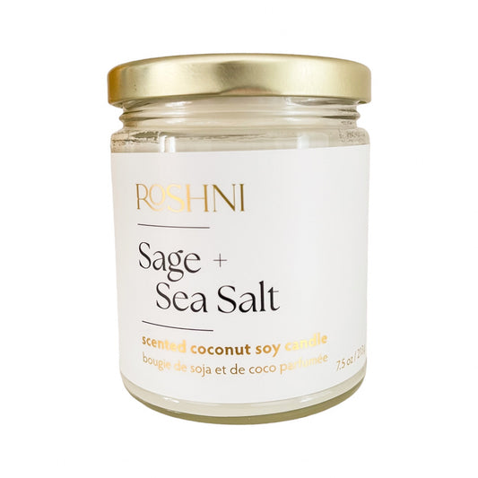 Sage + Sea Salt |sage, sea salt, amber (7.5oz)