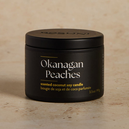 okanagan peaches candle